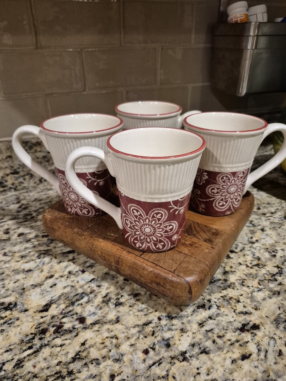 Pier 1 Maribeth Mug Set- 4